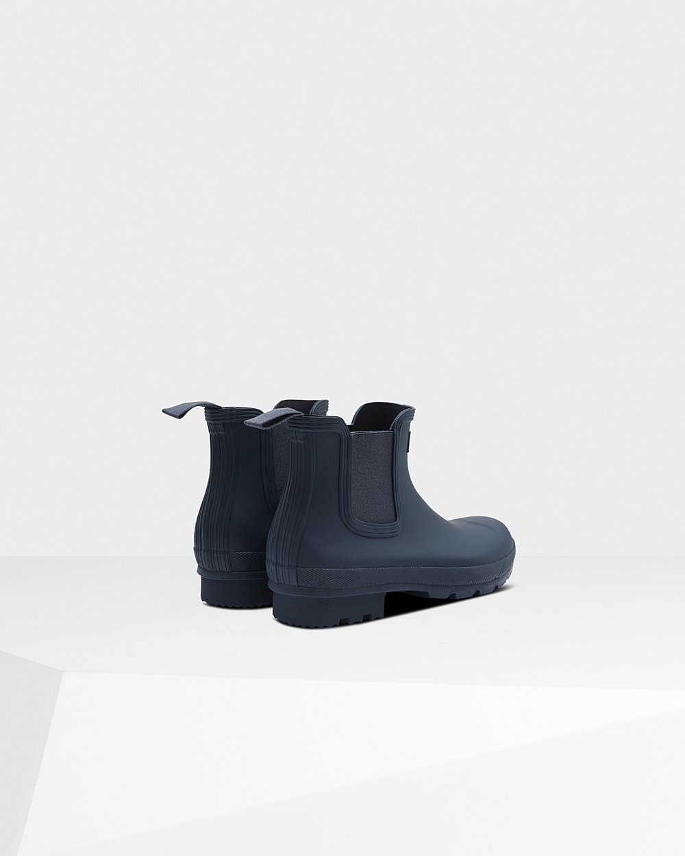 Botas Chelsea Hunter Hombre Azul Marino Original 128534-CFA
